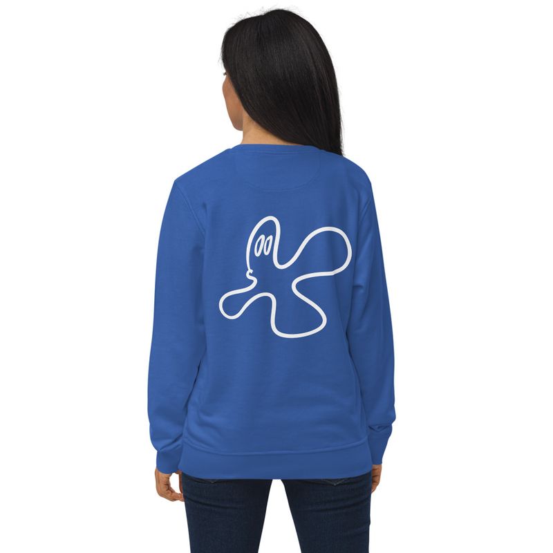 Spectre #1 (BACK PRINT) organic Unisex Long-Sleeve Sweatshirt 