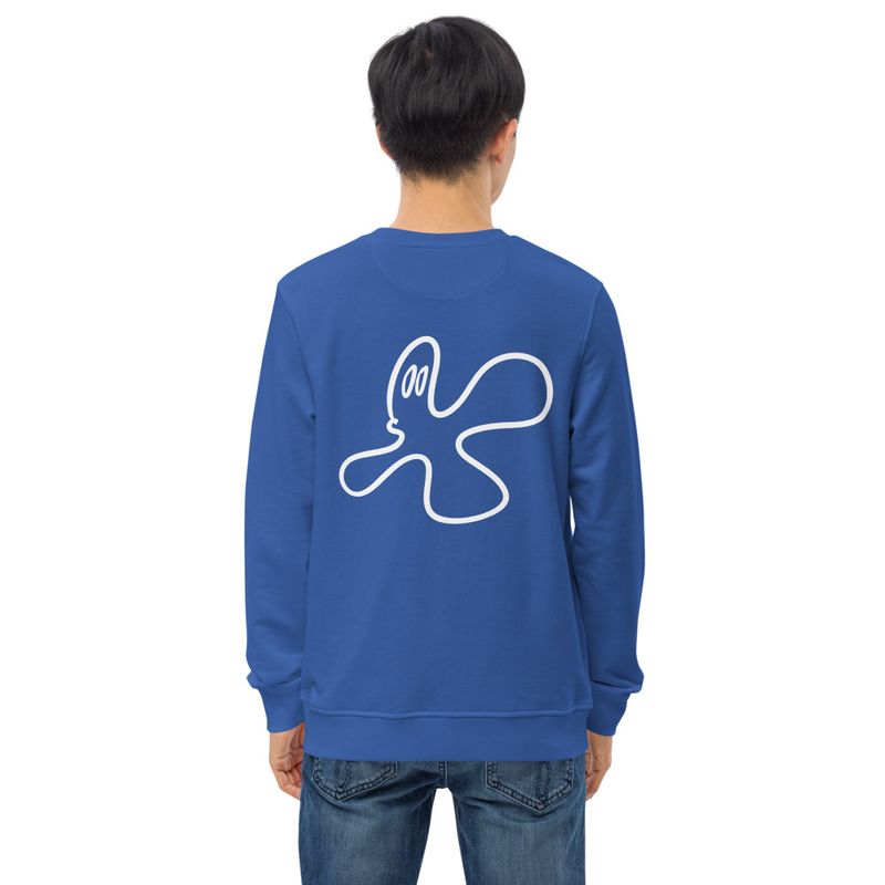 Spectre #1 (BACK PRINT) organic Unisex Long-Sleeve Sweatshirt 