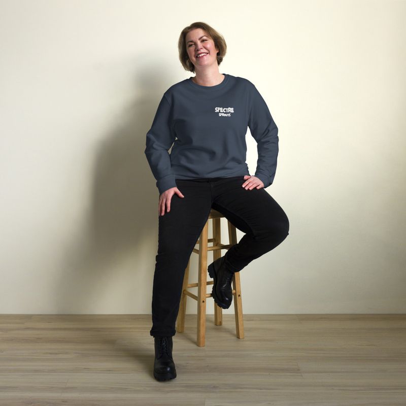 Spectre #1 (BACK PRINT) organic Unisex Long-Sleeve Sweatshirt 