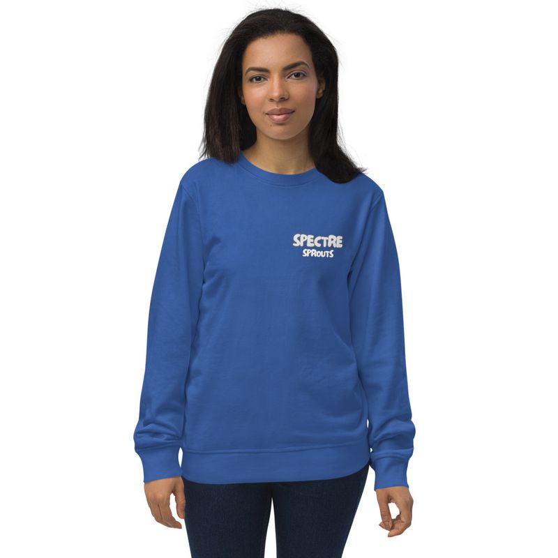 Spectre #1 (BACK PRINT) organic Unisex Long-Sleeve Sweatshirt 