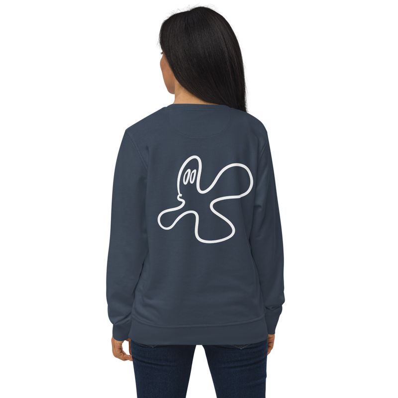 Spectre #1 (BACK PRINT) organic Unisex Long-Sleeve Sweatshirt 