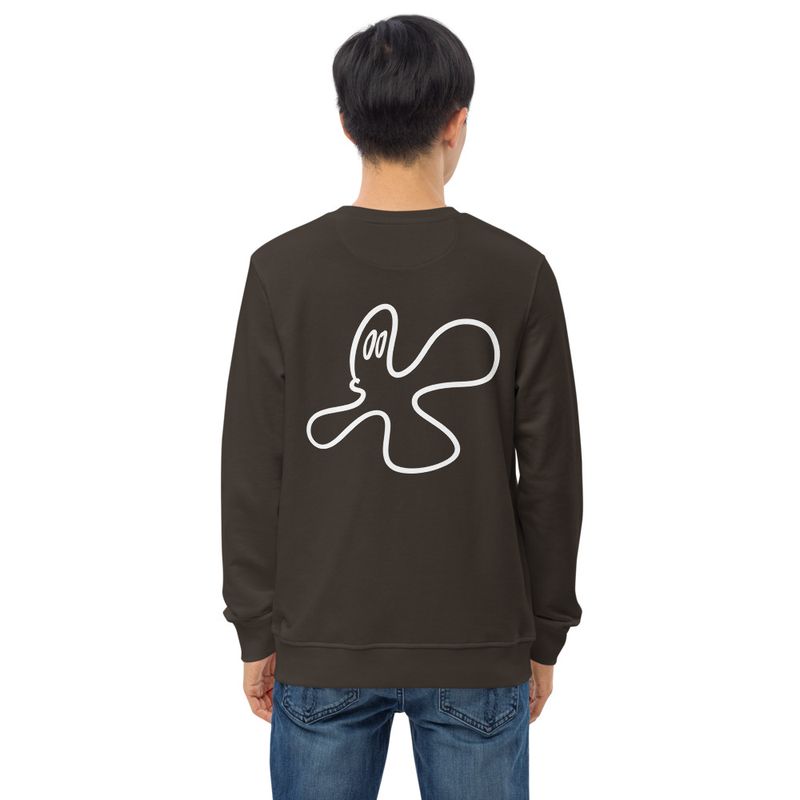 Spectre #1 (BACK PRINT) organic Unisex Long-Sleeve Sweatshirt 