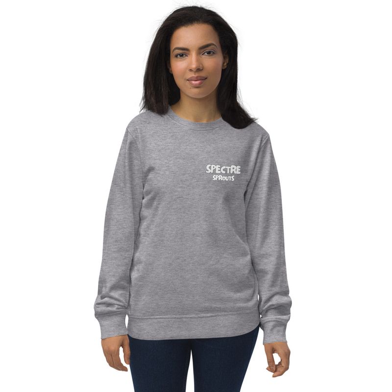 Spectre #1 (BACK PRINT) organic Unisex Long-Sleeve Sweatshirt 