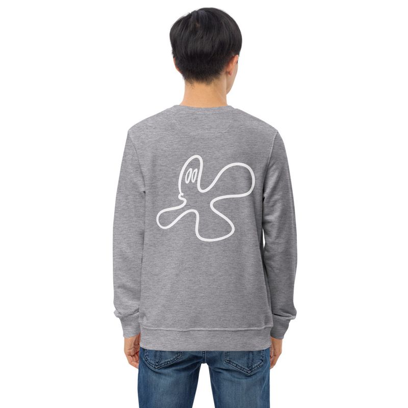Spectre #1 (BACK PRINT) organic Unisex Long-Sleeve Sweatshirt 