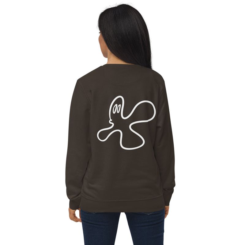 Spectre #1 (BACK PRINT) organic Unisex Long-Sleeve Sweatshirt 
