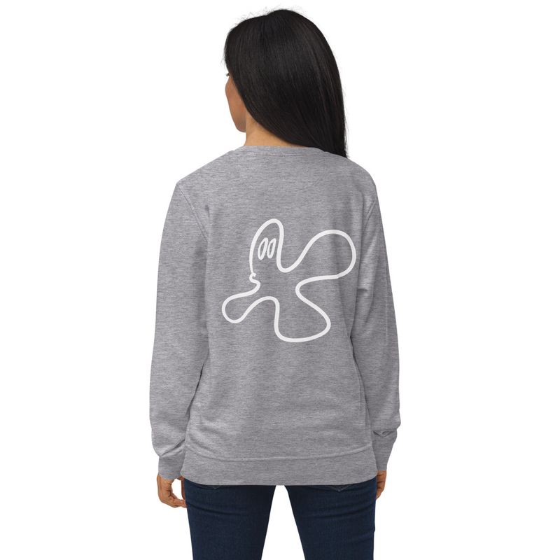 Spectre #1 (BACK PRINT) organic Unisex Long-Sleeve Sweatshirt 