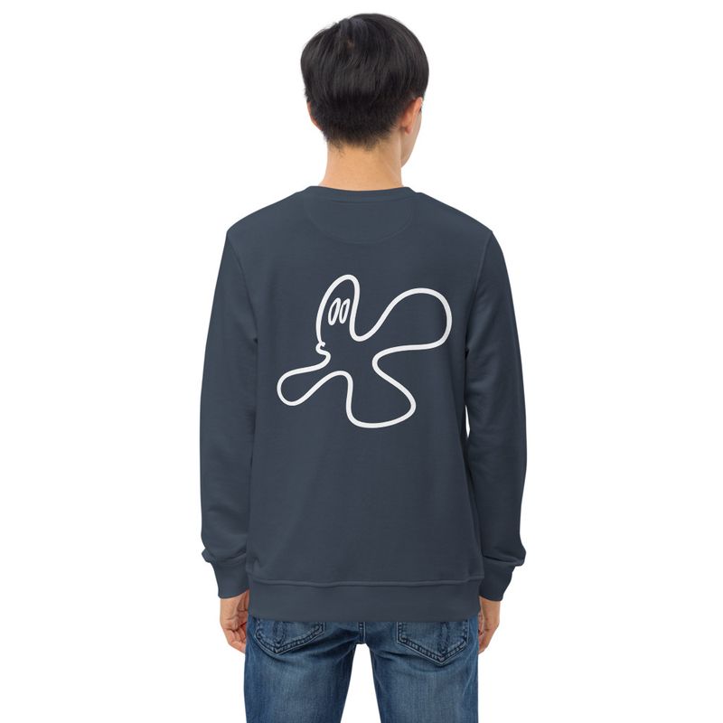 Spectre #1 (BACK PRINT) organic Unisex Long-Sleeve Sweatshirt 