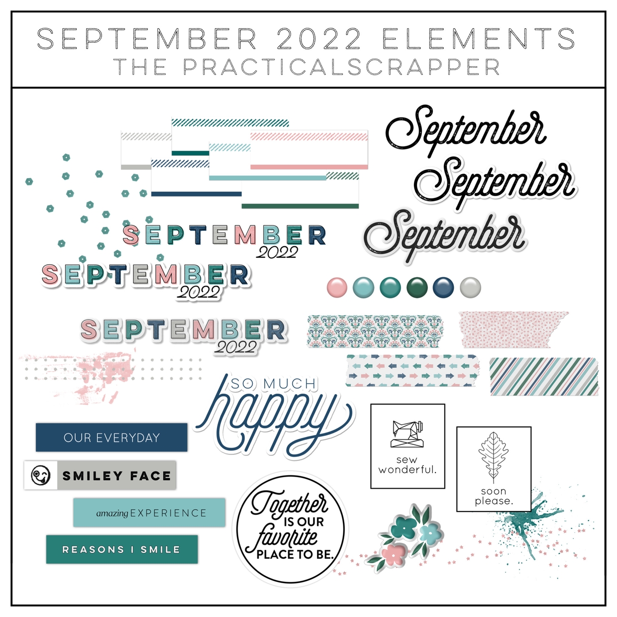 September 2022 Month by Month Elements