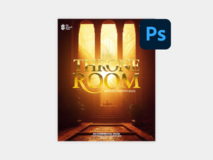 Church Service Flyer Template - The Throne Room