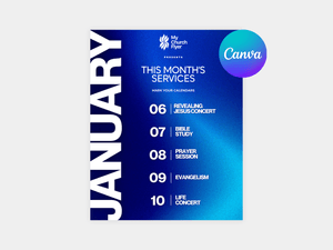 Month&#x27;s Service List Flyer