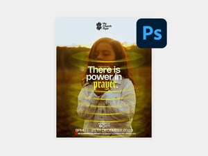 Social Media Sermon/Topic Post Flyer Template