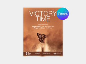 Midweek Church Service Flyer - Canva