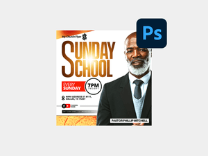 Church Sunday School Flyer Template