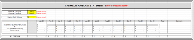 Cashflor Template (Basic)