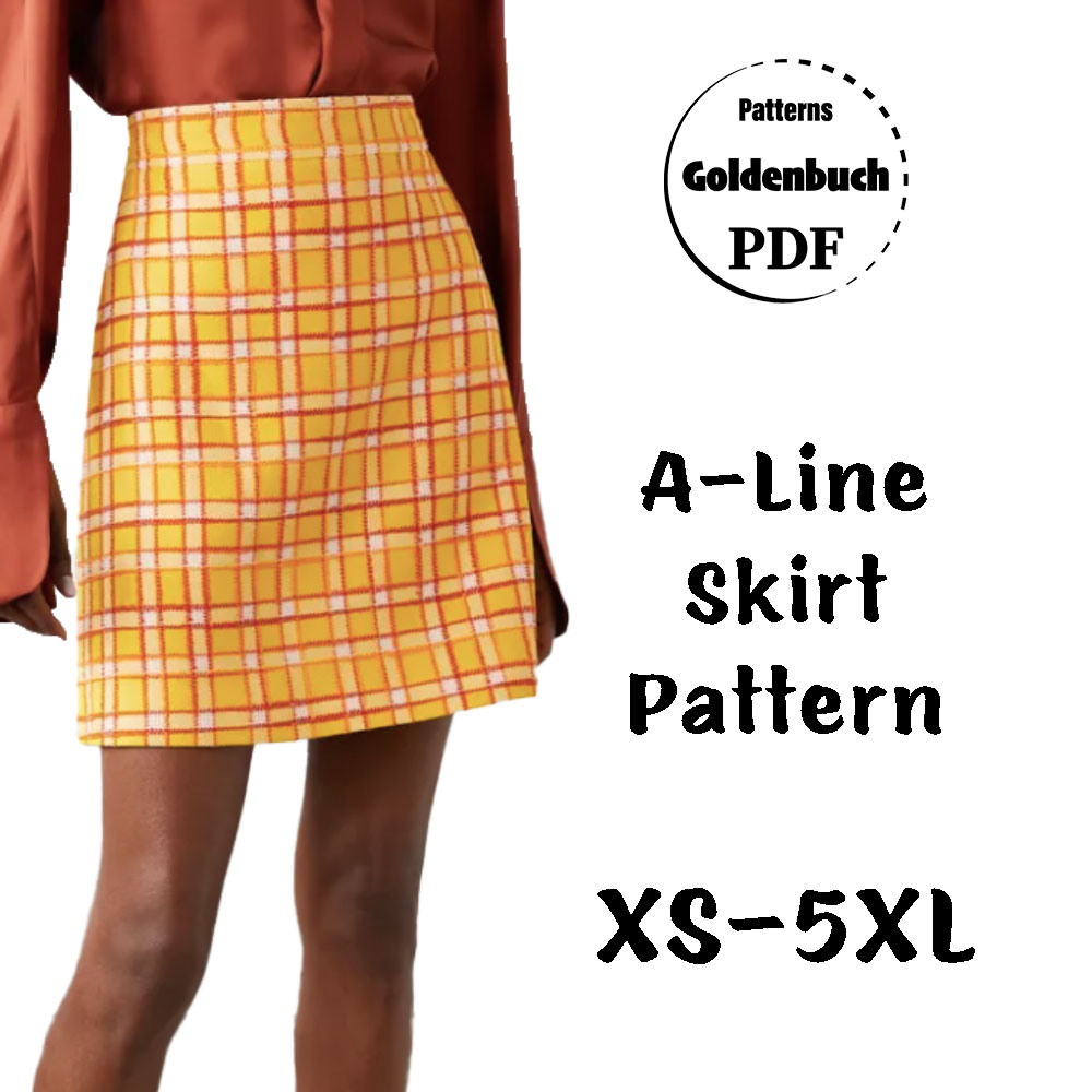 How to sew an a line mini outlet skirt