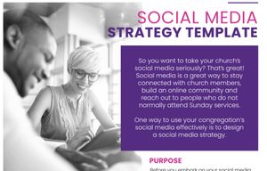 SOCIAL MEDIA STRATEGY TEMPLATE FOR CHURCHES