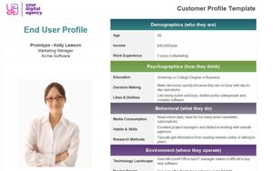 BUYER PERSONA CUSTOMER PROFILE TEMPLATE
