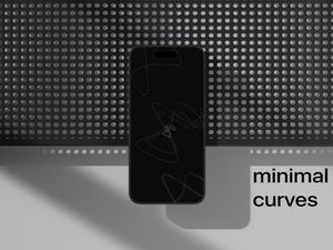 minimal curves | minimal wallpaper for phones.
