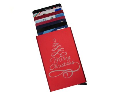 MIROS WALLET - PORTACARTE IN ALLUMINIO CON PROTEZIONE RFID PERSONALIZZABILE AL LASER FINO AD 8 CARTE