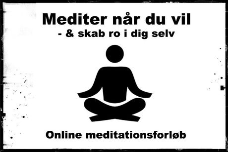 Meditationsforløb: Introfolder med startlink