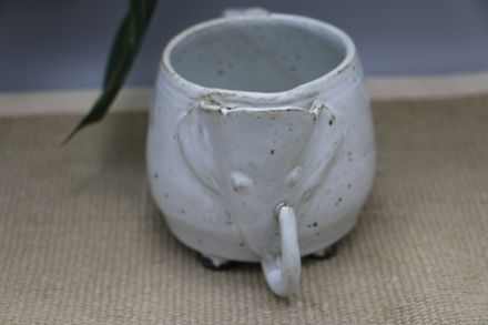 Ceramic Handmade Elephant Mug,Pottery Mug,Handmade Ceramic Mug,Cute