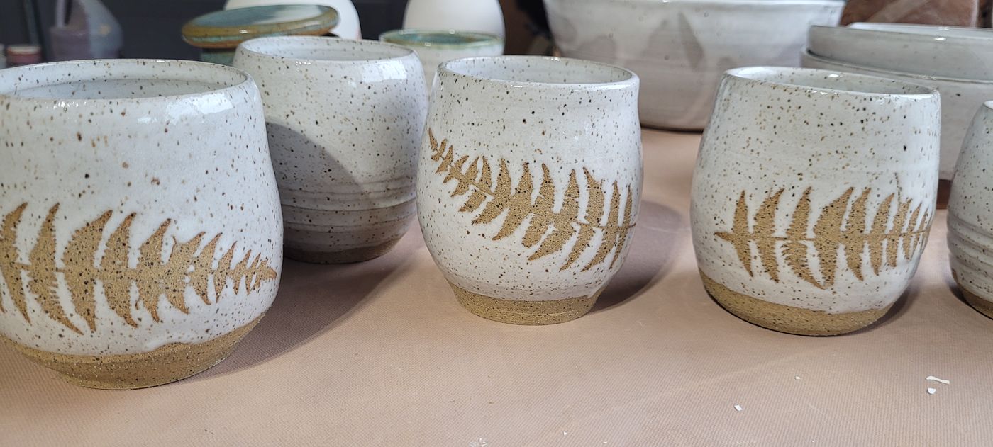 Mugs - Tumblers Handmade Wheel Thrown Pottery
