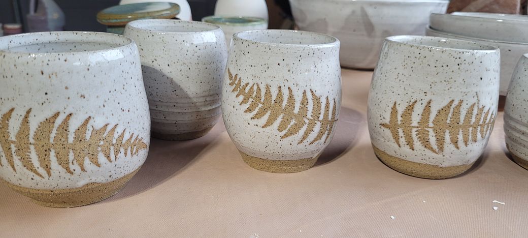 Mugs - Tumblers Handmade Wheel Thrown Pottery