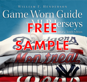 FREE Sample partial chapter, Game Worn Guide 2025 Edition- New York Mets