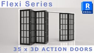 3D Action Doors : Flexi Panel Collection (for Revit 2024+)