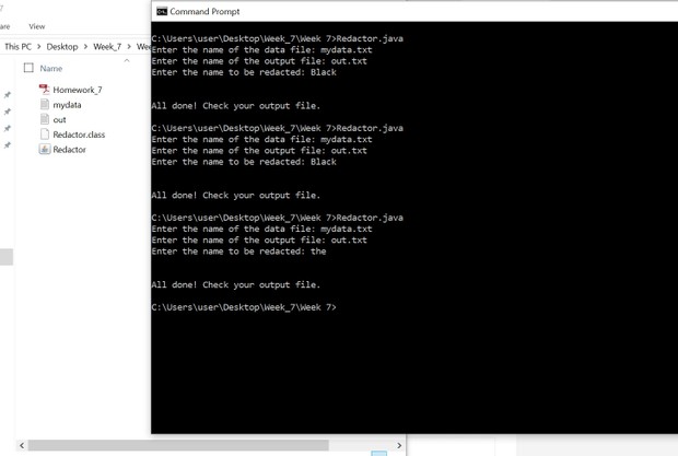 CS 570: Programming Foundations     Homework Assignment #7 Solution