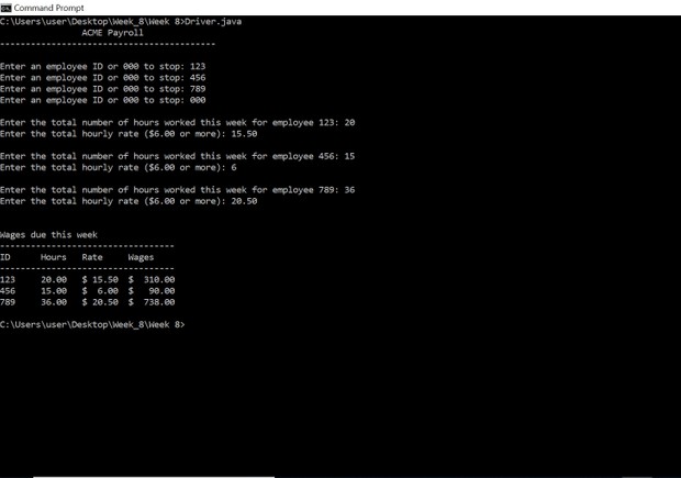 CS 570: Programming Foundations  Homework Assignment #8 Solution