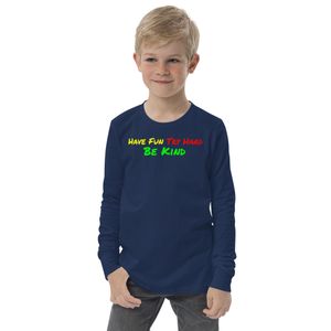 Youth Long Sleeve Tee | Bella + Canvas 3501Y