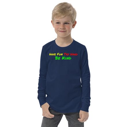 Youth Long Sleeve Tee | Bella + Canvas 3501Y