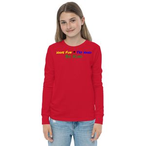 Youth Long Sleeve Tee | Bella + Canvas 3501Y