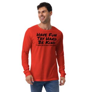 Long Sleeve T-Shirt - Logo Front 