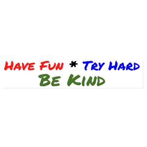 Sticker 15&quot;x3.75&quot;