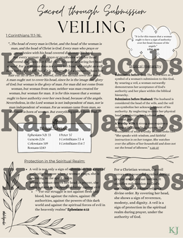 Digital Download - Veiling Notes