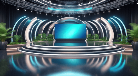 3D Virtual Set - Stage HP 03