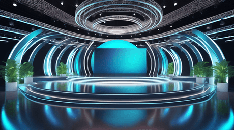 3D Virtual Set - Stage HP 02