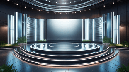 3D Virtual Set - Virtual Studio 4K 101