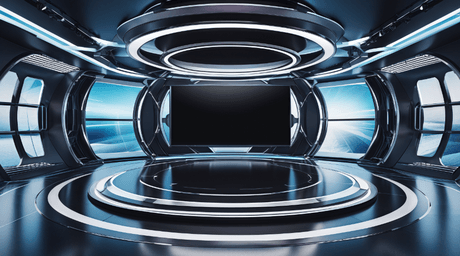 3D Virtual Set - Virtual Studio 4K 91