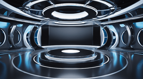 3D Virtual Set - Virtual Studio 4K 90