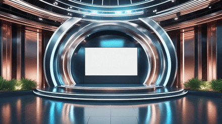 3D Virtual Set - Virtual Studio 4K 103