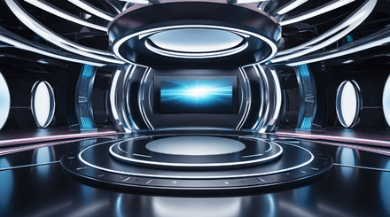 3D Virtual Set - Virtual Studio 4K 93