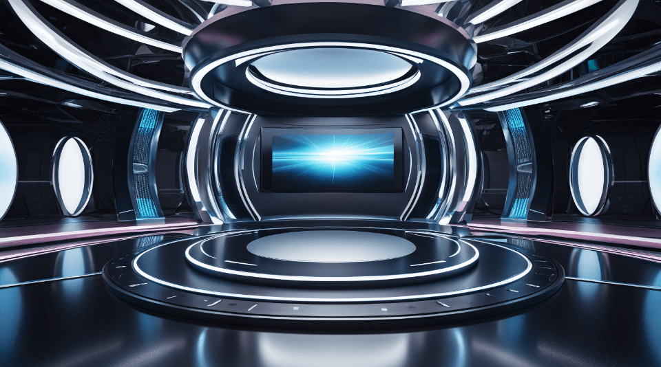 3D Virtual Set - Virtual Studio 4K 93