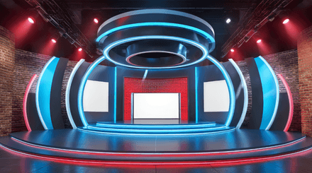 3D Virtual Set - Stage HP 73