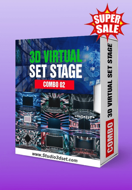 3d virtual set stage combo 2