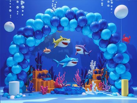 Baby shark background