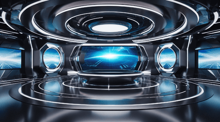 3D Virtual Set - Virtual Studio 4K 95