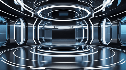 3D Virtual Set - Virtual Studio 4K 97